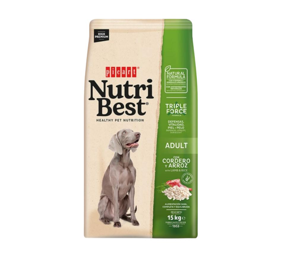 Picart Nutribest Premium Cão Adulto - Cordeiro e Arroz
