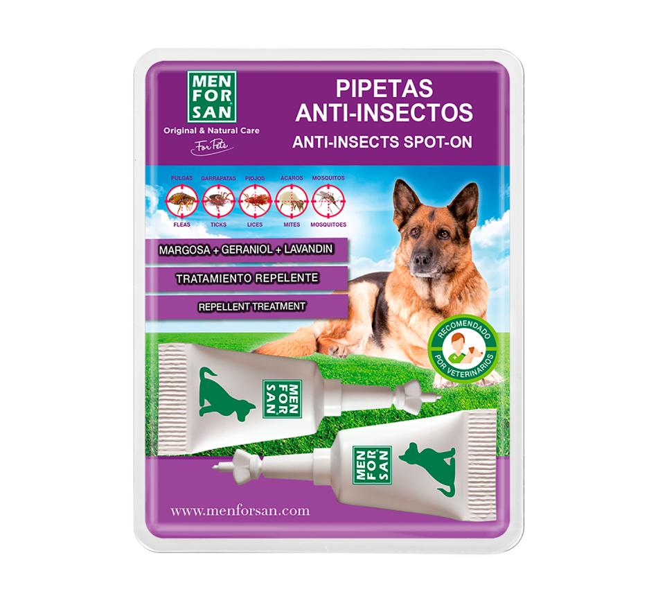 Pipetas Anti-Insectos Natural para Cães - MenForSan