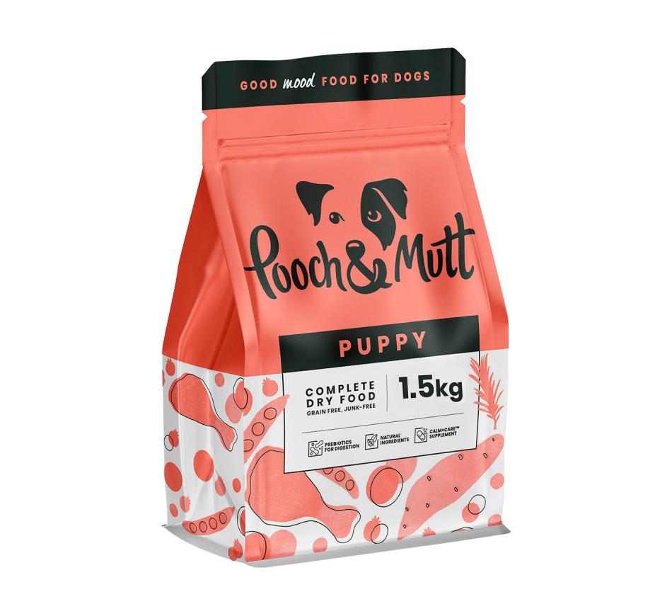 Pooch & Mutt Superfood Puppy Frango do Campo
