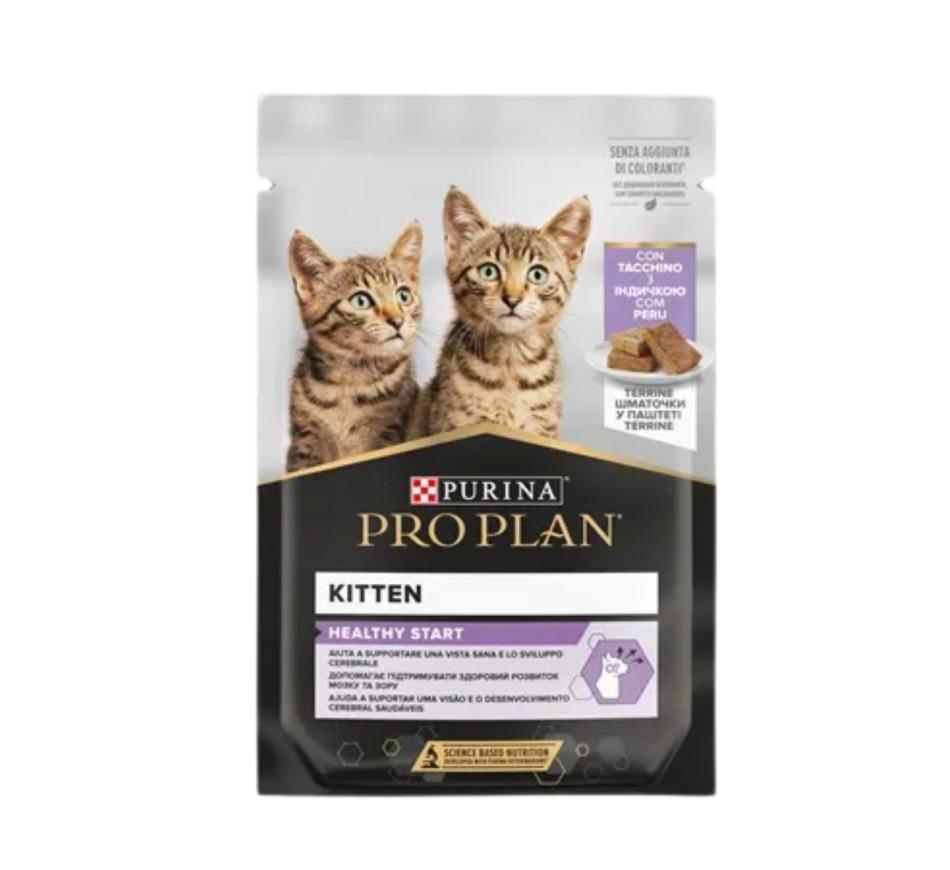 Pro Plan Gato Nutrisavour Healthy Start Kitten Peru Terrine Patê