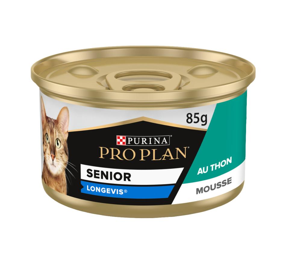 Pro Plan Gato Longevis 7+ Senior Mousse Atum