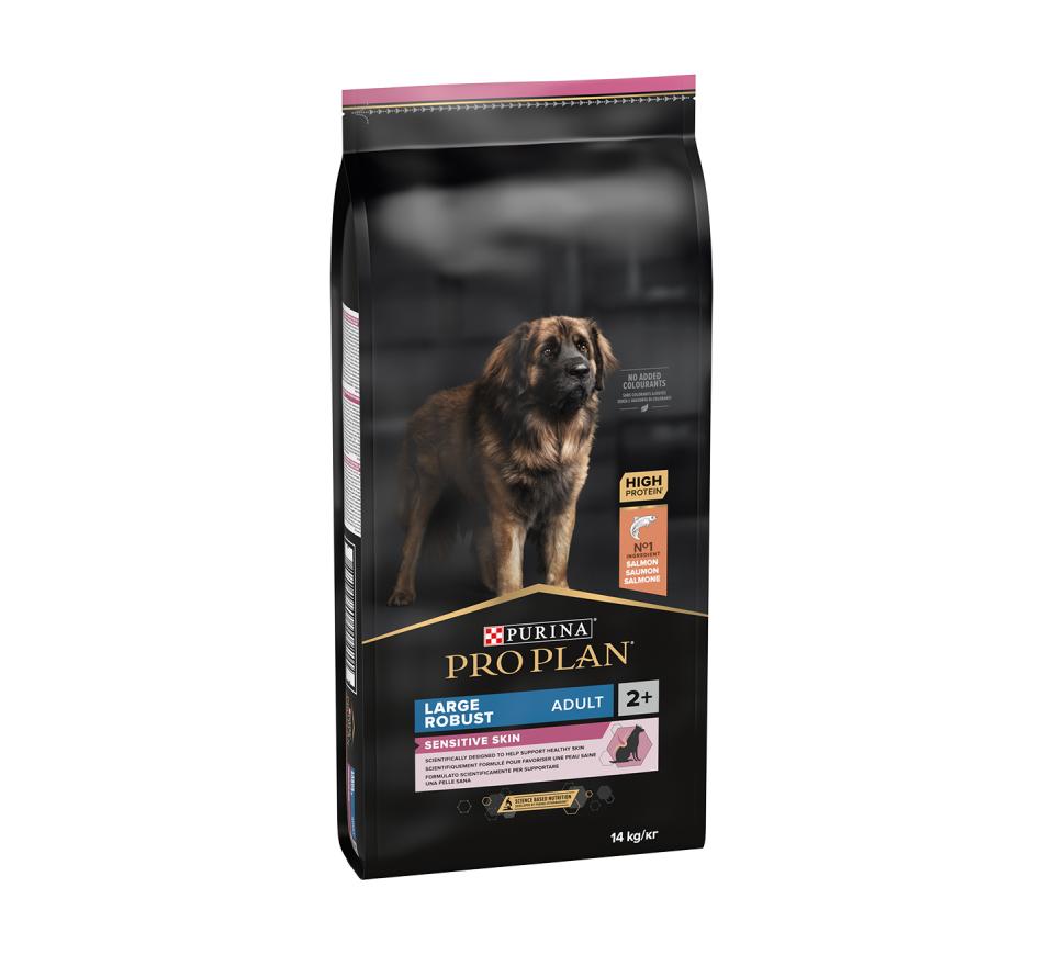 Pro Plan Cão Sensitive Skin Large Robust Adult Salmão