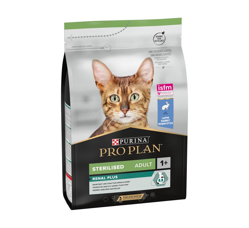 Pro Plan Gato Renal Plus Sterilised Adult Coelho