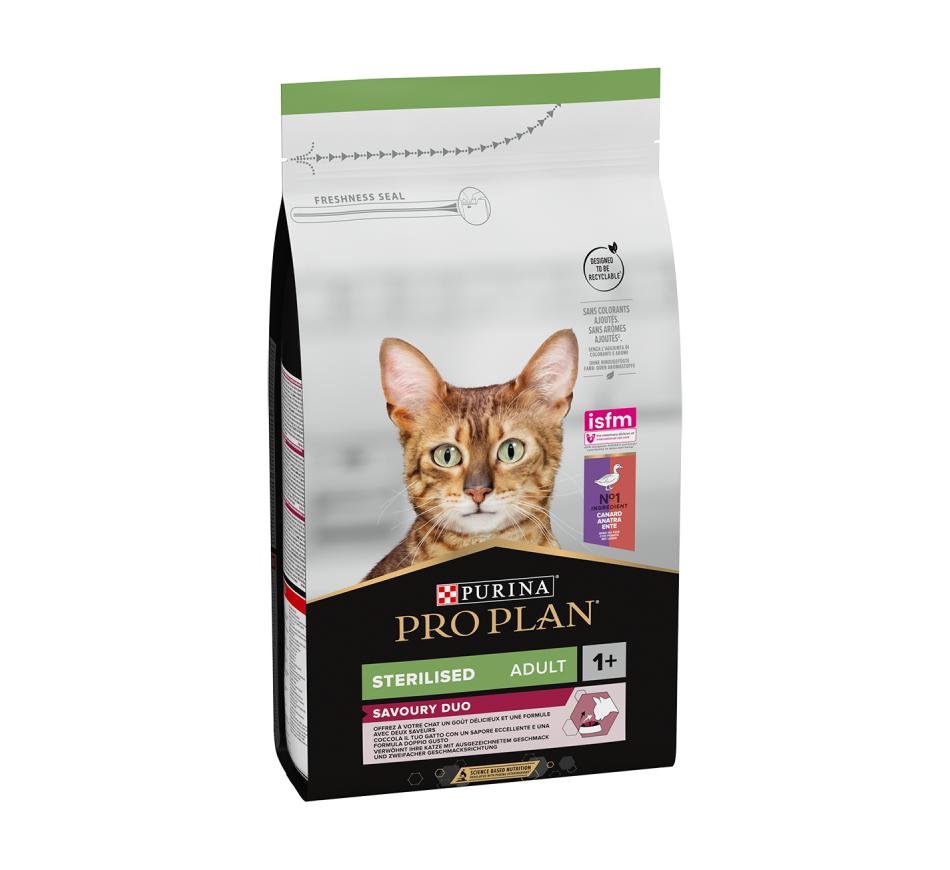 Pro Plan Gato Savoury Duo Sterilised Adult Pato e Fígado