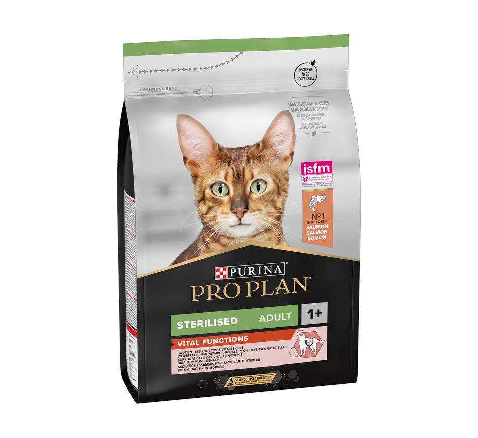 Pro Plan Gato Vital Function Sterilised Adult Salmão