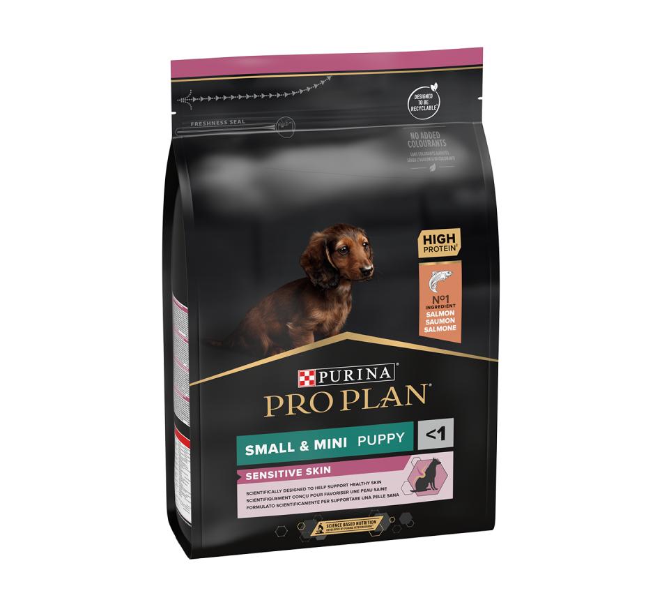 Pro Plan Puppy Sensitive Skin Small Mini Salmão