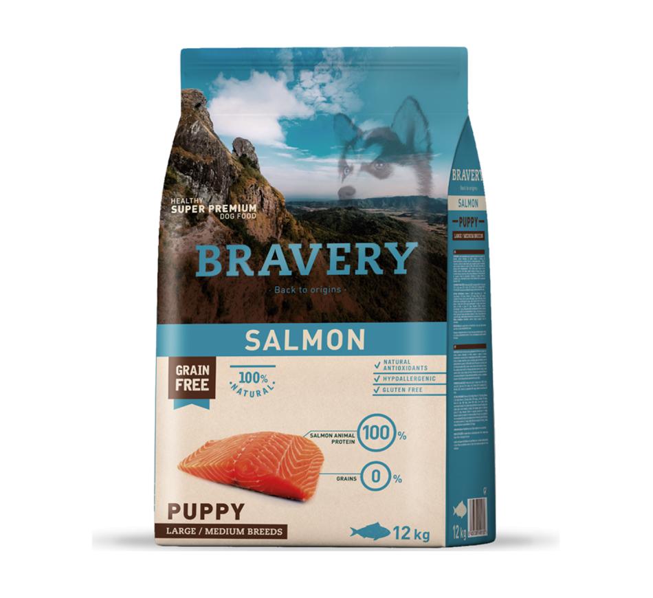 Bravery Puppy Medium/Large Salmão