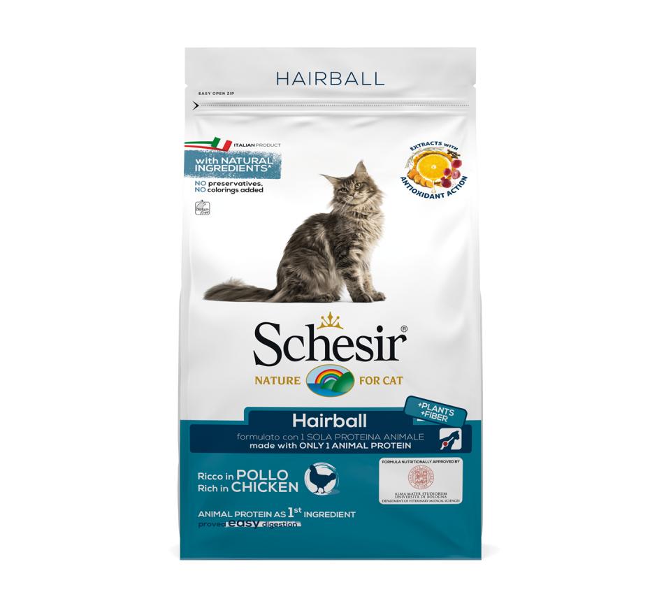 Schesir Gato Adulto Hairball Frango