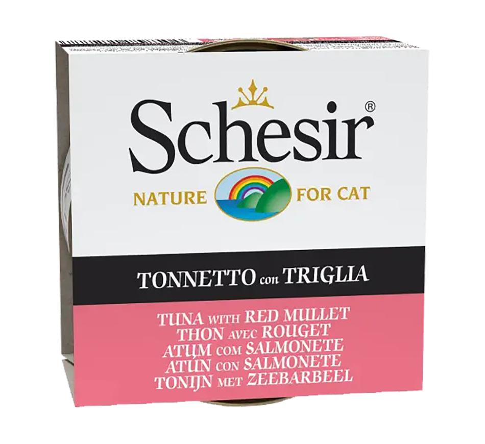 Schesir Gato Atum e Salmonete em Gelatina