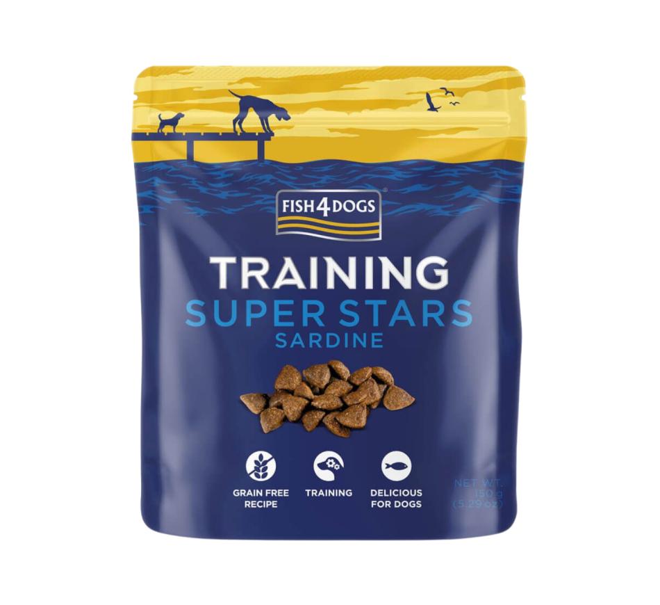 Fish4Dogs Snack Training Adult SuperStars Sardinha 
