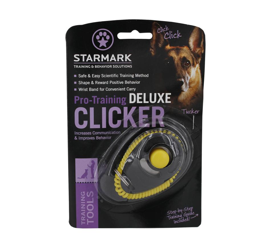 Clicker Pro-Training Deluxe Black Yelow - Starmark