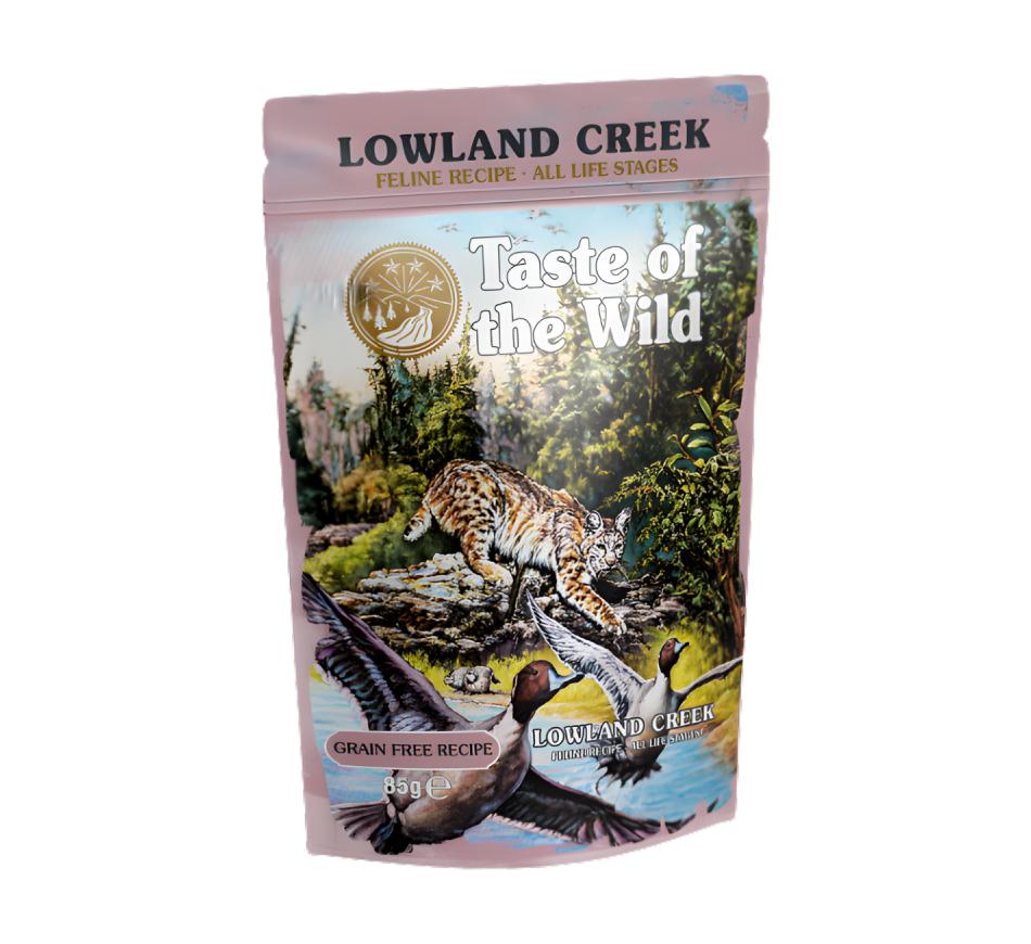 Taste of the Wild Lowland Creek Feline - Frango e Peru In Gravy 