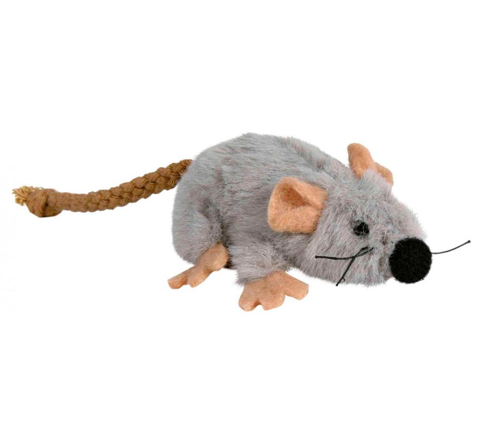 Rato em Pelúcia com Catnip para Gato