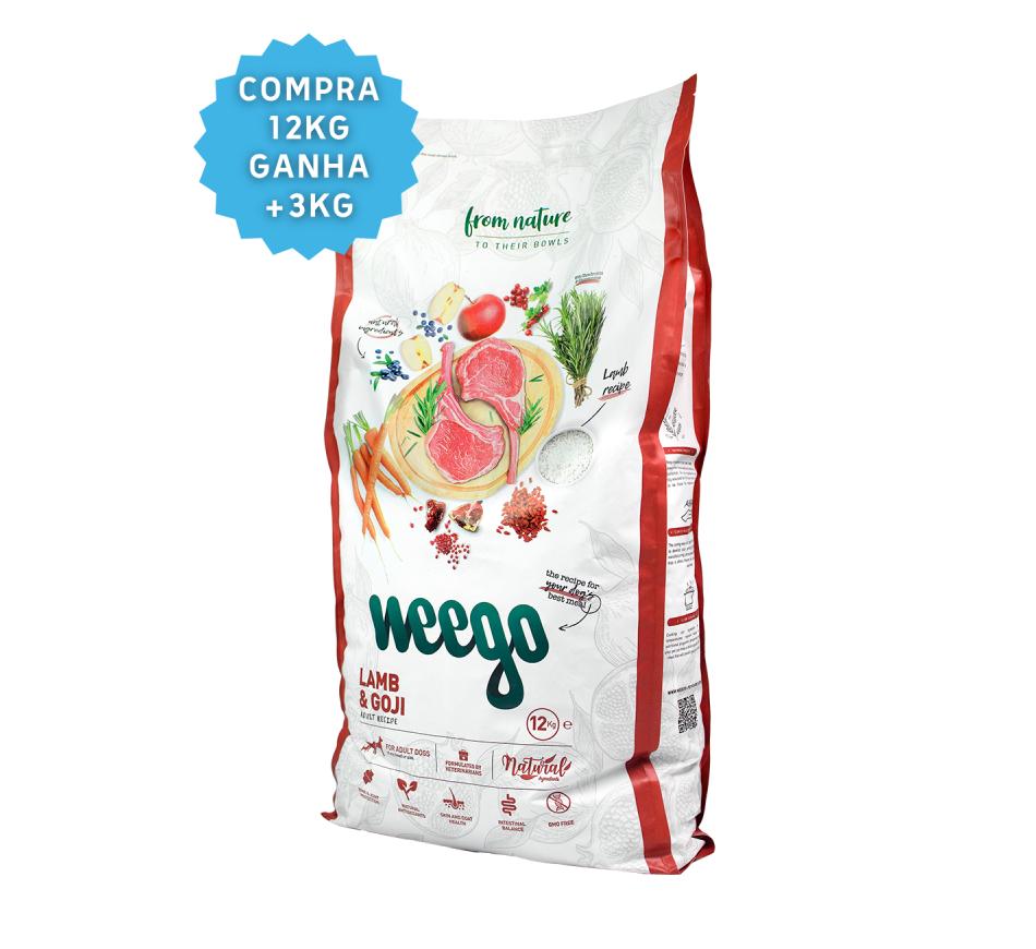 Weego Cão Adulto Recipe Borrego e Goji