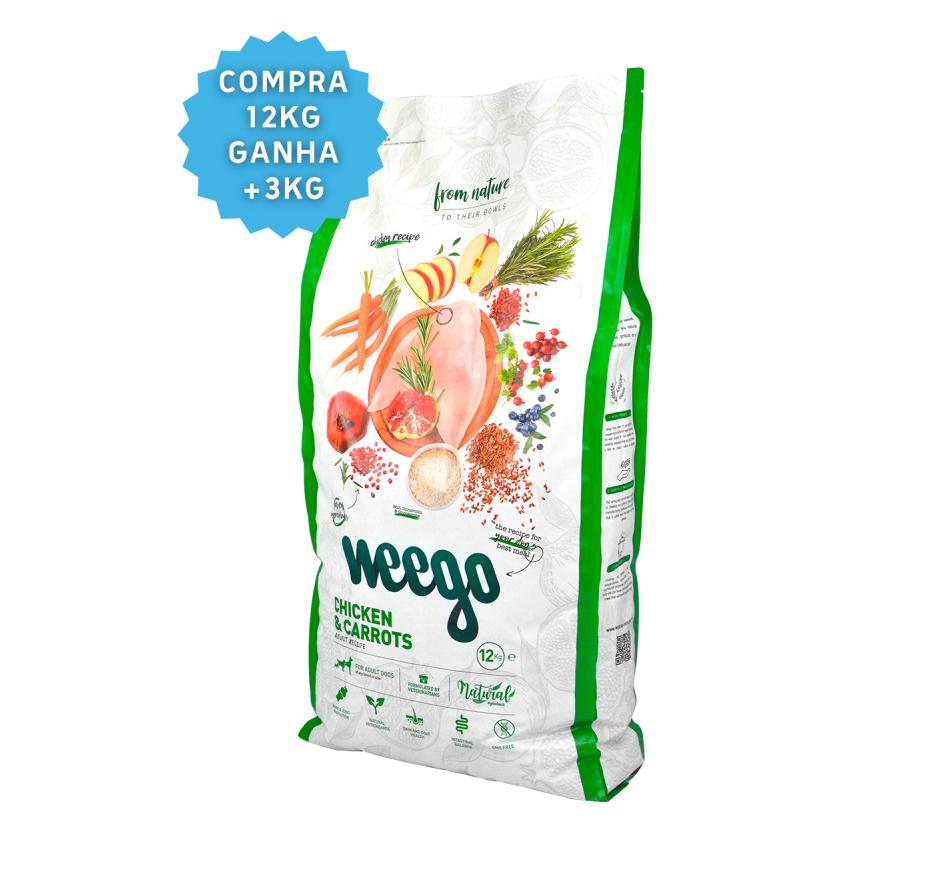 Weego Cão Adulto Recipe Frango e Cenoura