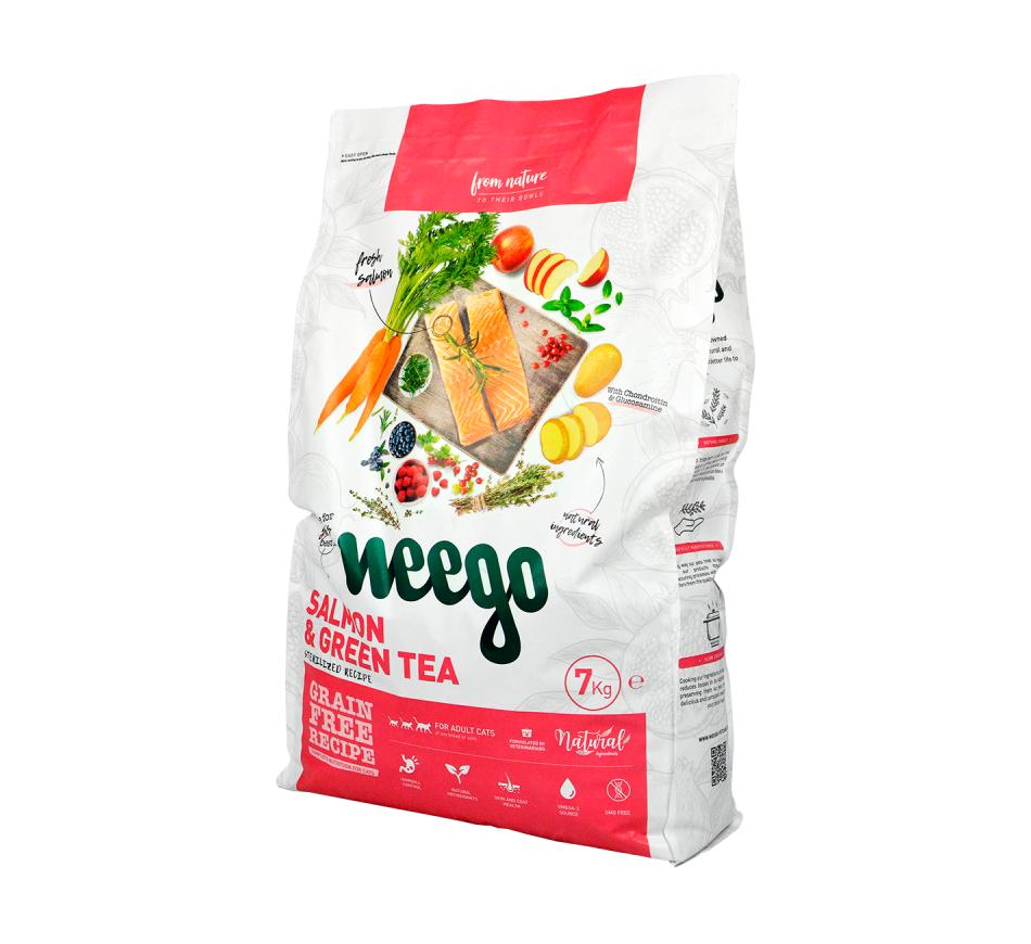 Weego Gato Esterilizado Recipe Salmão & Chá Verde