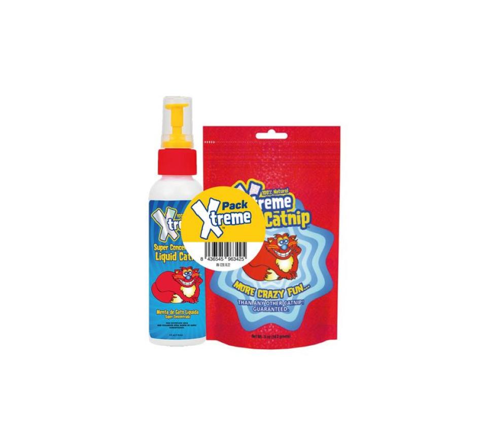 X-TREME Catnip Pack Spray + Erva